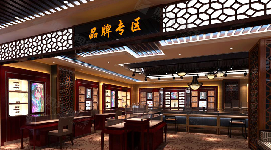 吳良材眼鏡店裝修效果圖