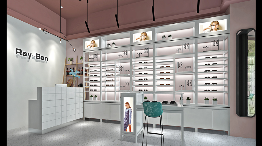 RAY-BAN眼鏡店裝修效果圖