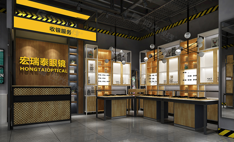 宏瑞泰眼鏡店裝修設計效果圖