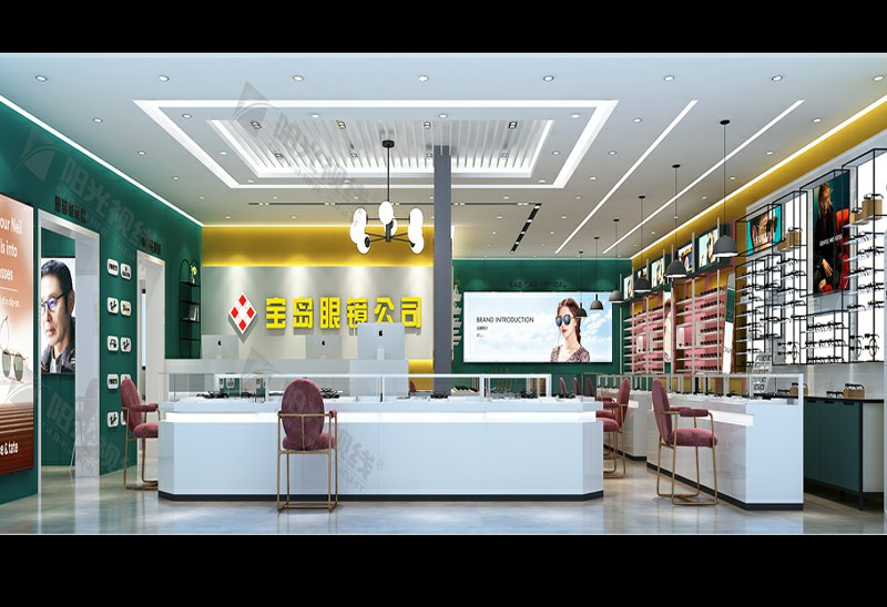 安徽合肥寶島眼鏡店裝修效果圖