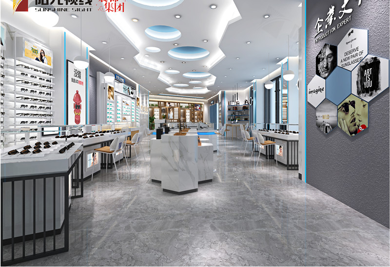 山西眼鏡店裝修設計案例—晉城書蘭眼鏡店