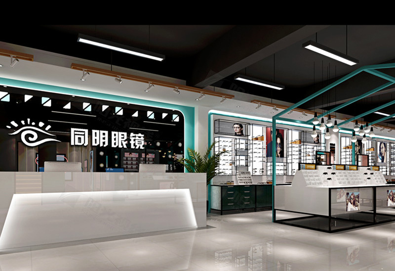 陜西西安同明眼鏡店效果圖