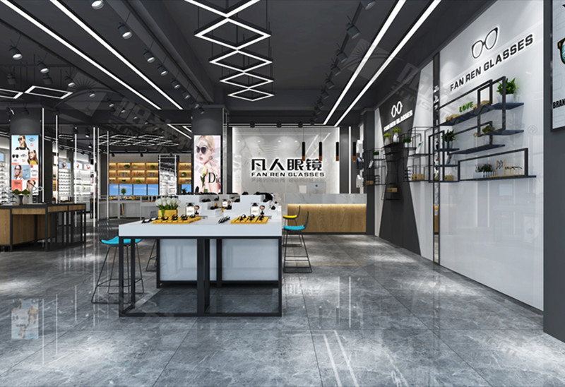 凡人眼鏡店裝修效果圖