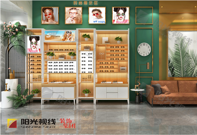 綿陽樺碩眼鏡店裝修設計效果圖