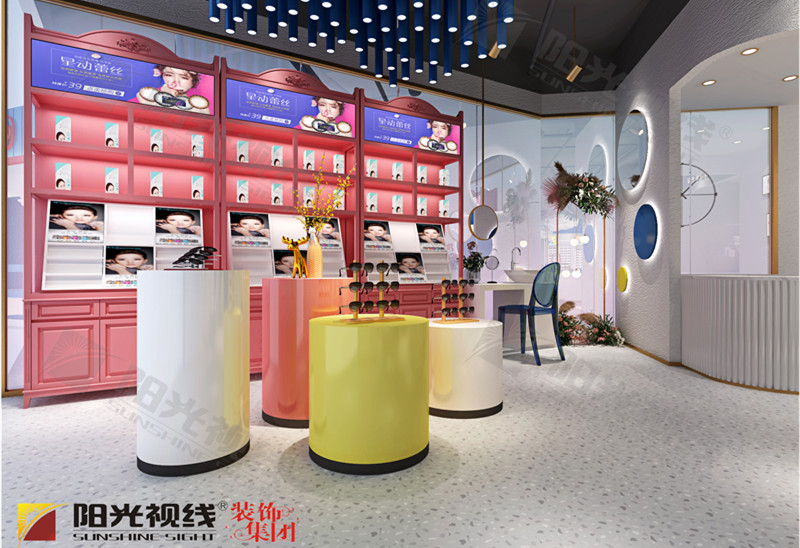 福建寶島網紅眼鏡店裝修效果圖