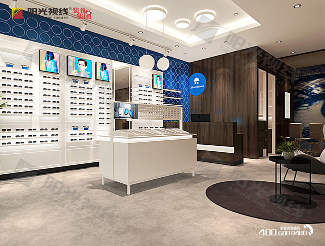 眼鏡店裝修如何挑選合適的眼鏡展柜？