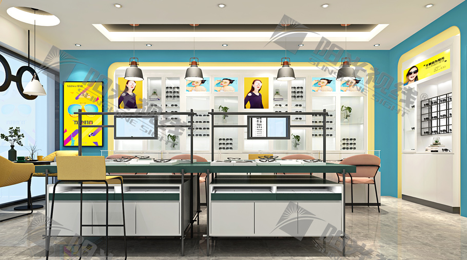 眼鏡展示柜臺怎么打理