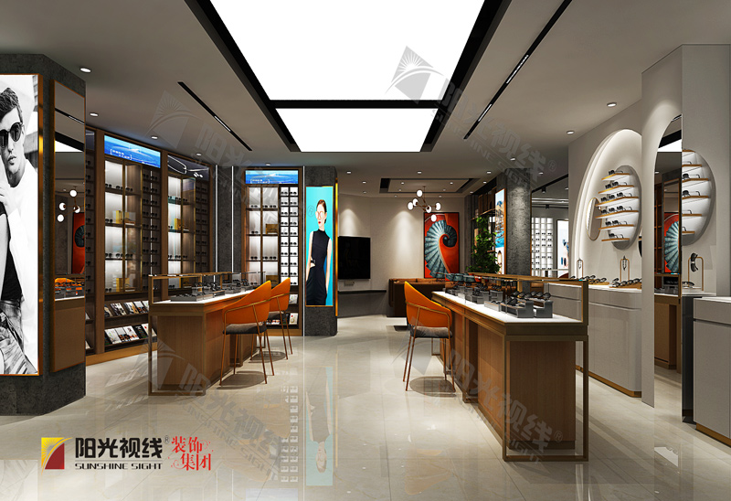 志誠眼鏡店裝修效果圖