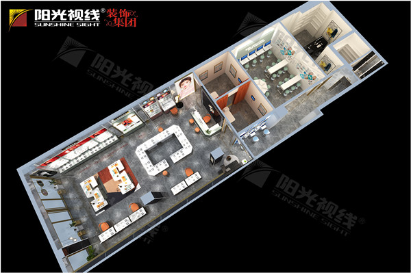 眼鏡店裝修設計之動線的引流布局