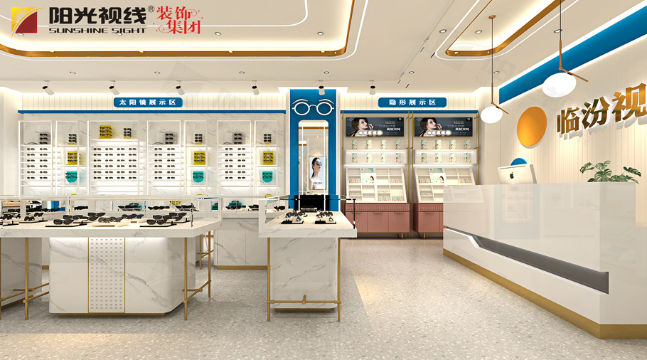 眼鏡展柜在眼鏡店裝修中的重要性
