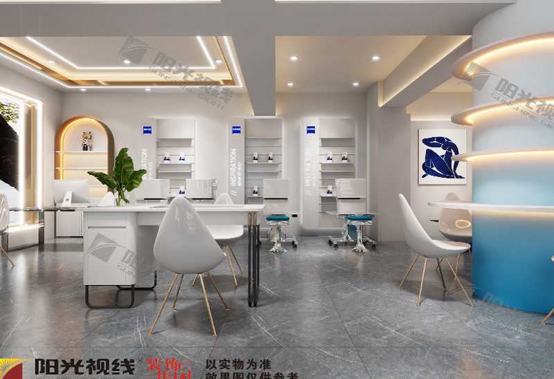 美視達眼鏡店裝修效果圖