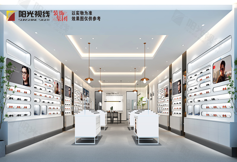 明銳眼鏡店裝修效果圖