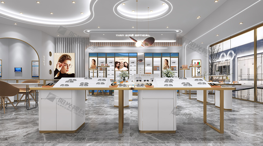 如何定制眼鏡店展示柜