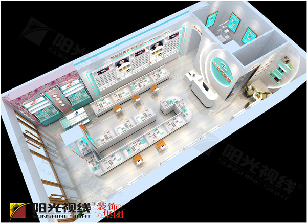 眼鏡店裝修設計-陽光視線